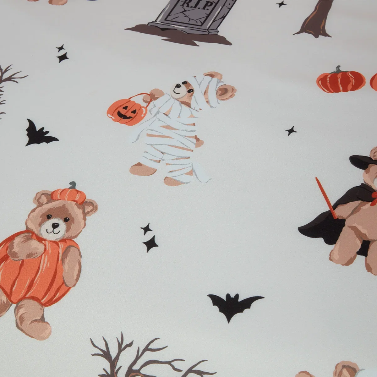 Buddy Bear Halloween Duvet Set - Natural / Single – image 4
