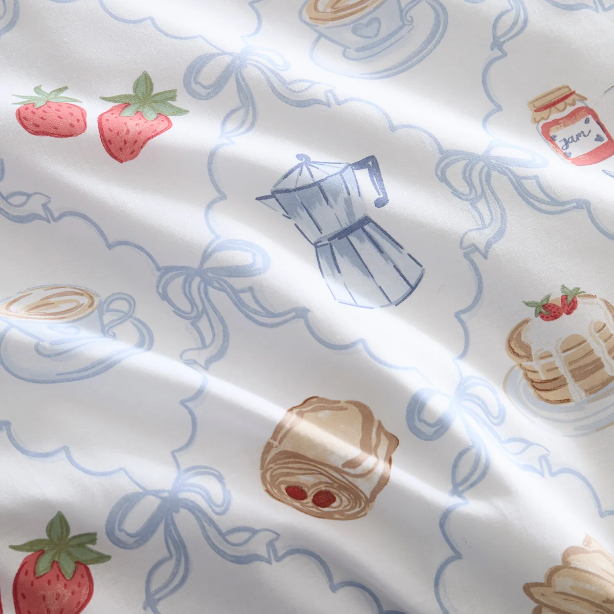 Brunch Club Duvet Set - White / Double – image 4