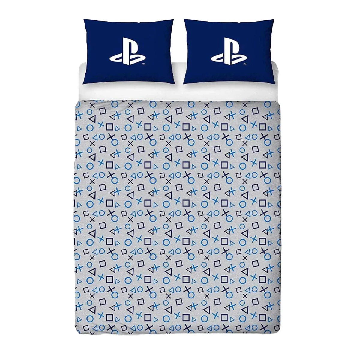 Playstation Icons Reversible Duvet Set - White/Blue – image 2