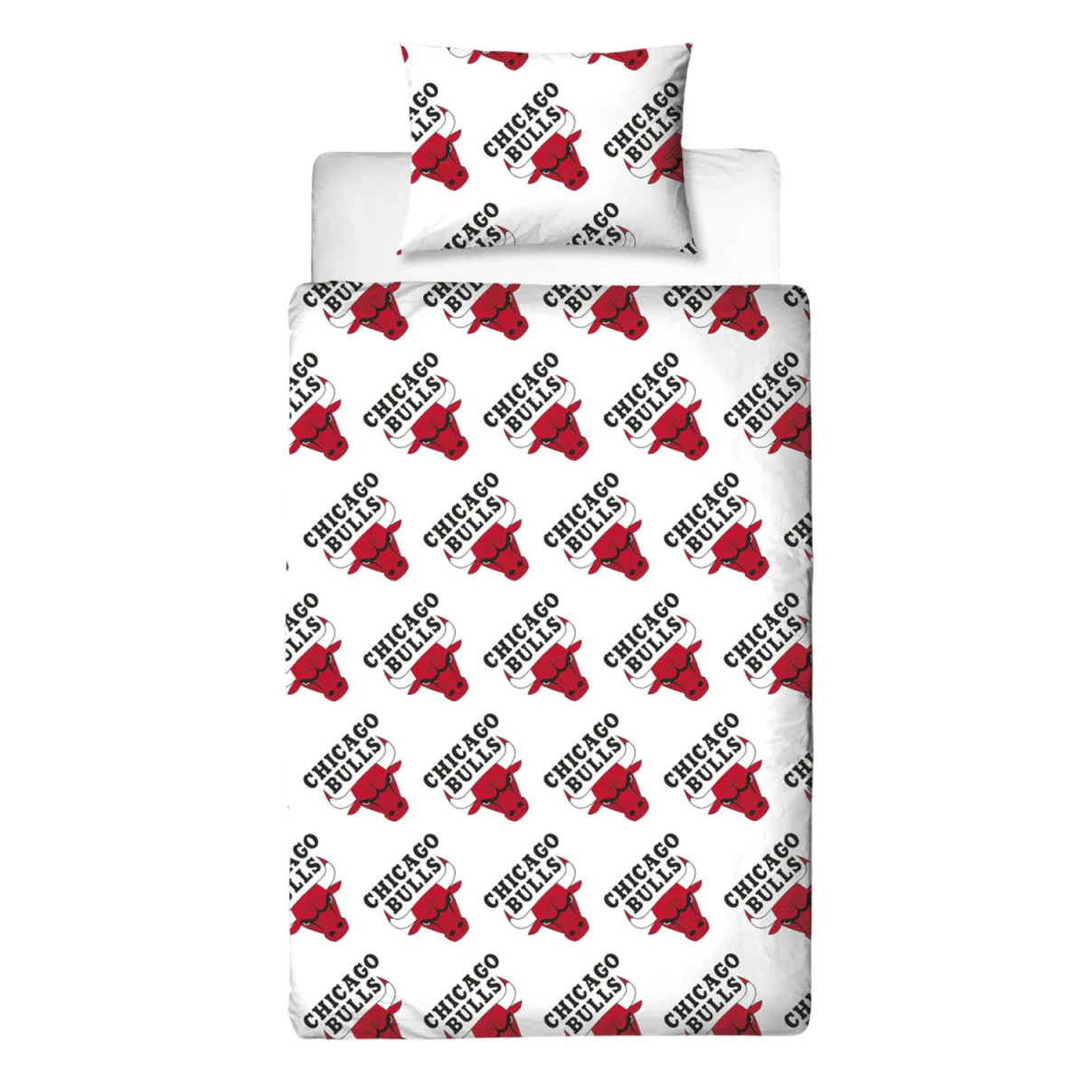 NBA Chicago Bulls Reversible Duvet Set - Black/Red/White – image 3