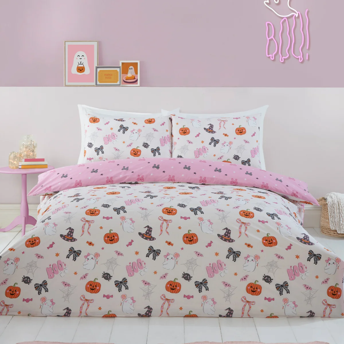 Boo-tiful Duvet Set - Pink / Single – image 2
