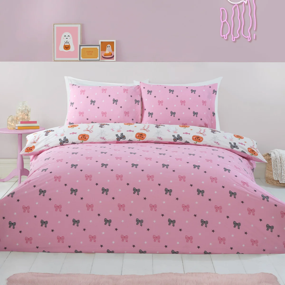 Boo-tiful Duvet Set - Pink / Single – image 1