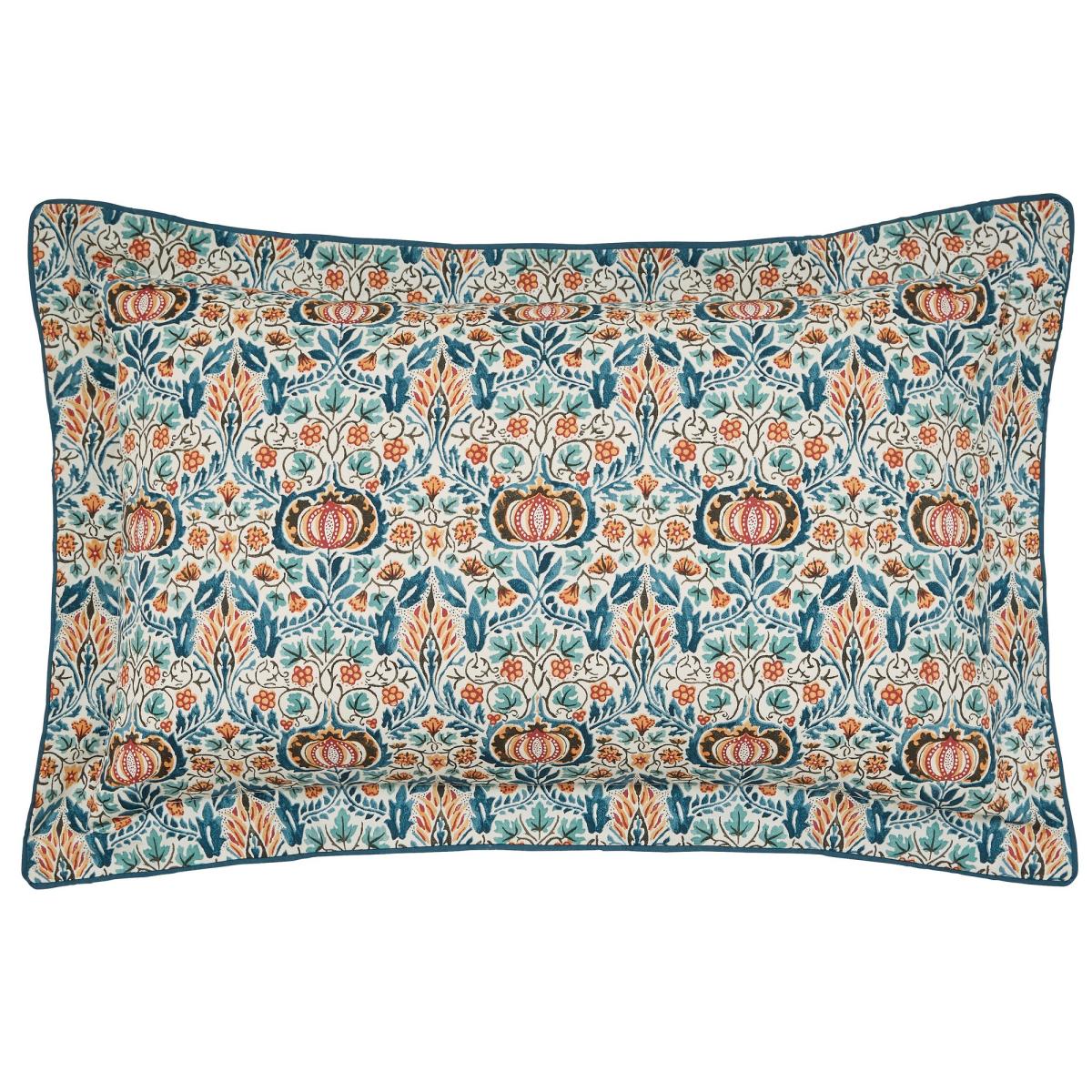 Little Chintz Bedding and Pillowcase By Morris & Co in Teal – image 2