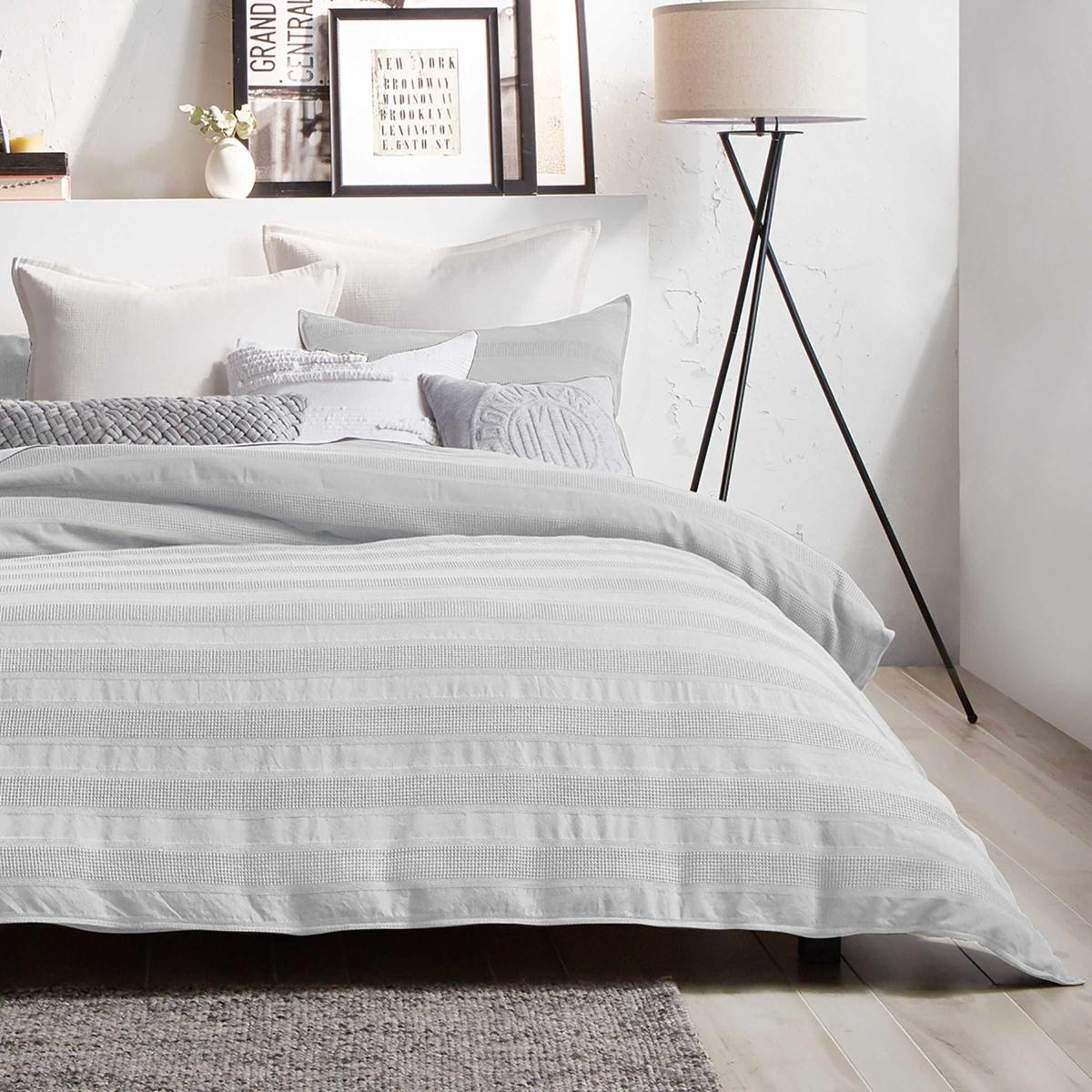 Avenue Stripe Cotton Bedding by DKNY in Grey – image 2