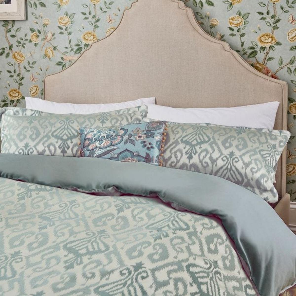 Kasuri Designer Bedding and Pillowcase By Sanderson in Dove Blue – image 2