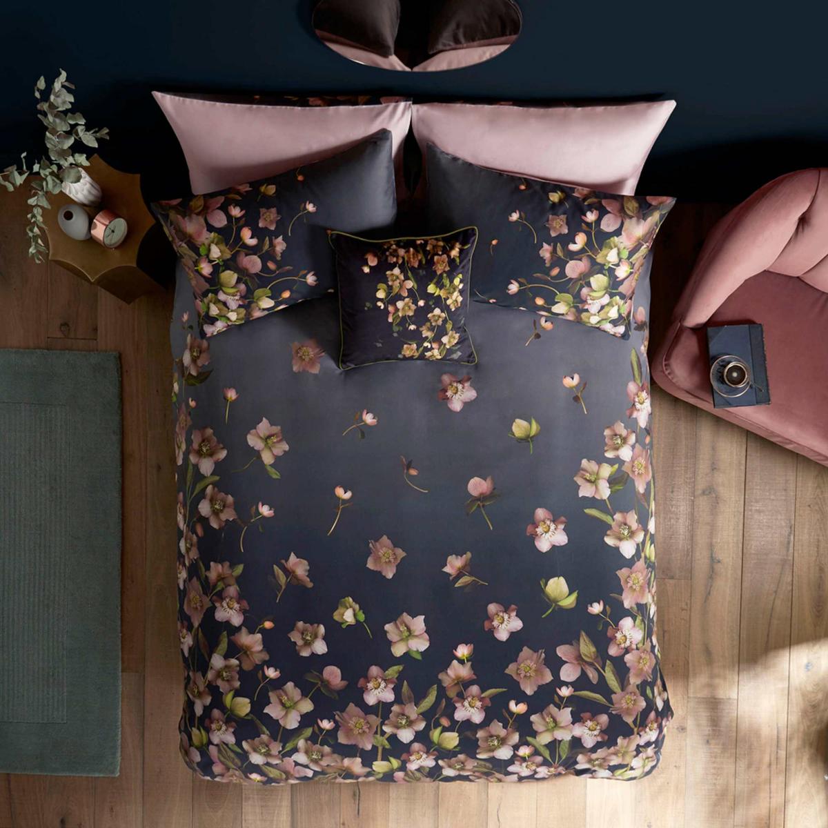 Arboretum Bedding and Pillowcase By Ted Baker in Navy Blue – image 2