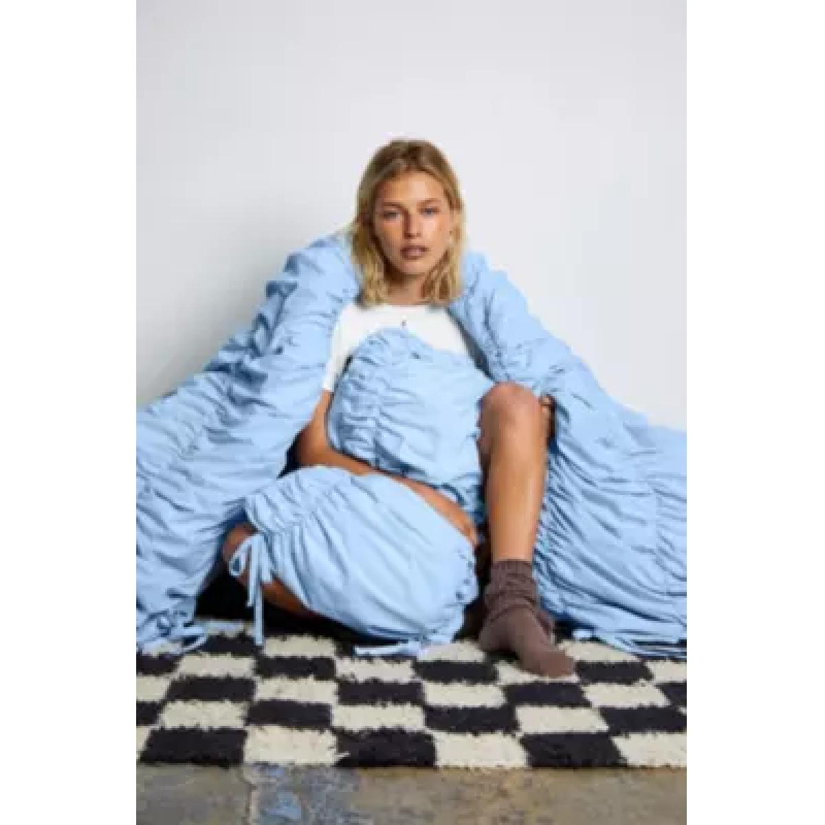 Sky Blue Cinched Duvet Set - Light Blue Double at Urban Outfitters – image 11
