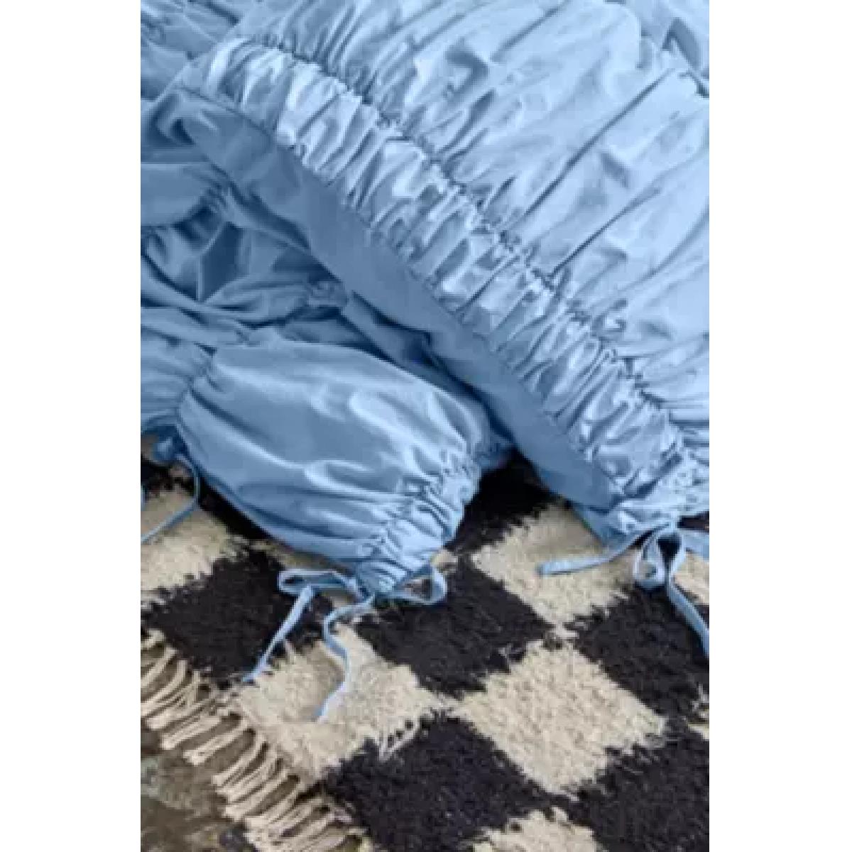 Sky Blue Cinched Duvet Set - Light Blue Double at Urban Outfitters – image 8