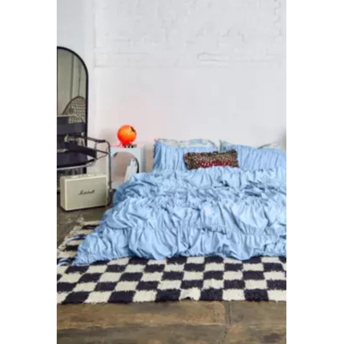 Sky Blue Cinched Duvet Set - Light Blue Double at Urban Outfitters – image 9