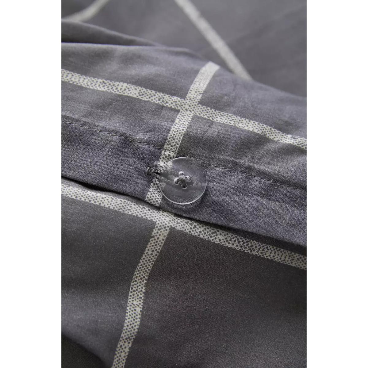 Distressed Check Duvet Set - Black DOUBLE at Urban Outfitters – image 11