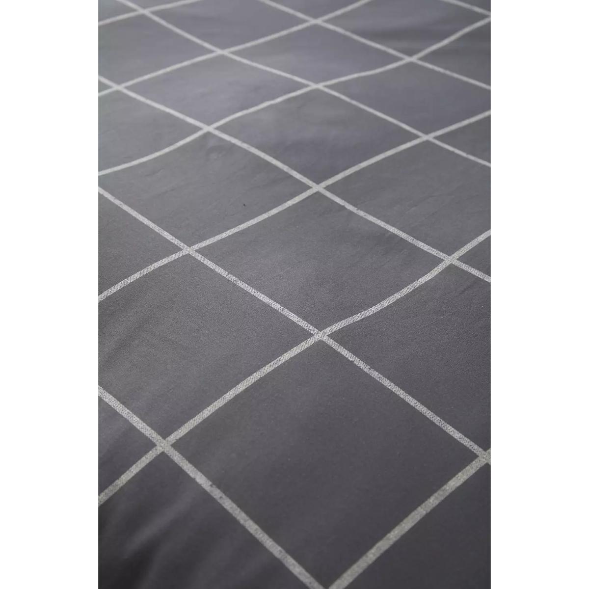 Distressed Check Duvet Set - Black DOUBLE at Urban Outfitters – image 12