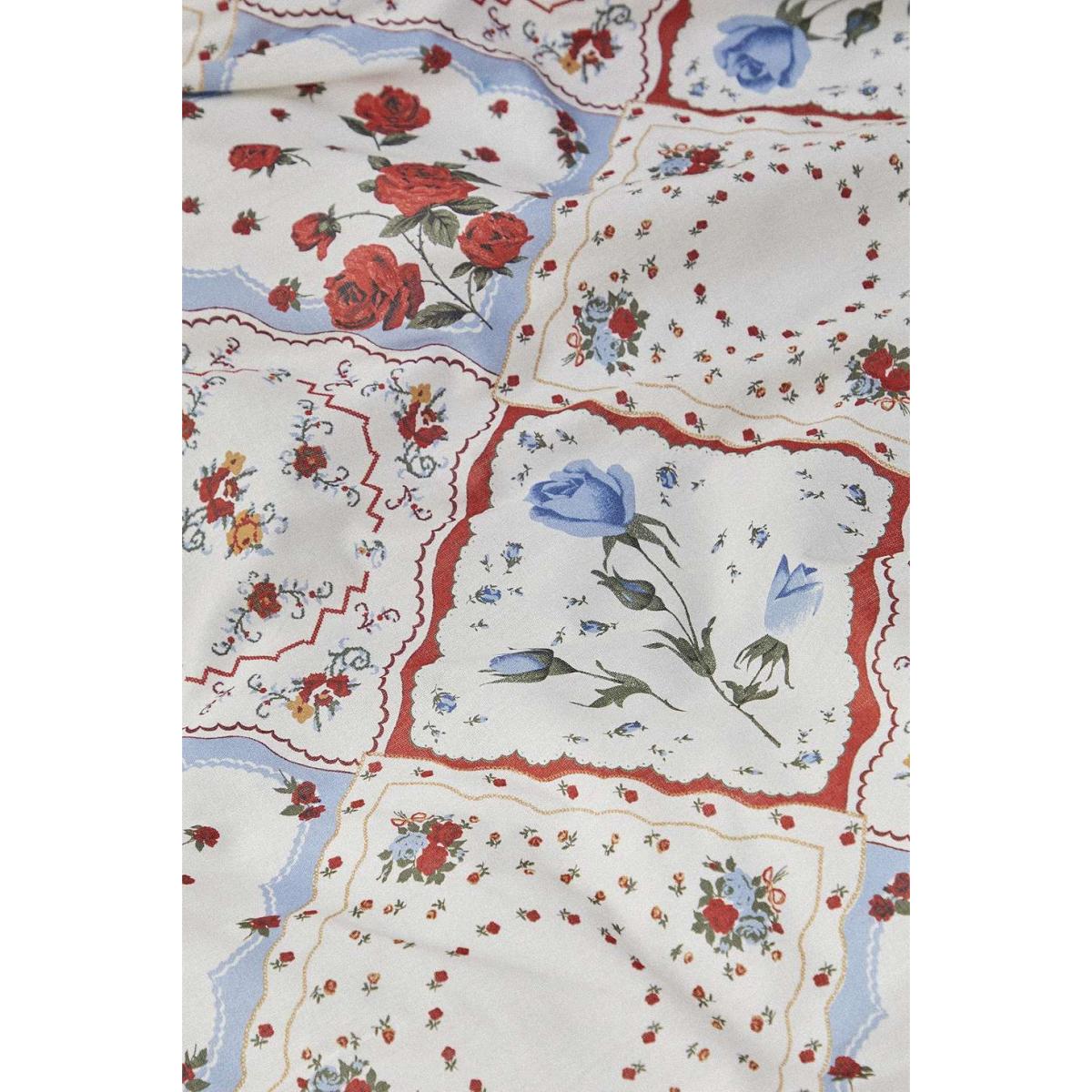 Red Vintage Scarf Duvet Set Single at Urban Outfitters – image 6