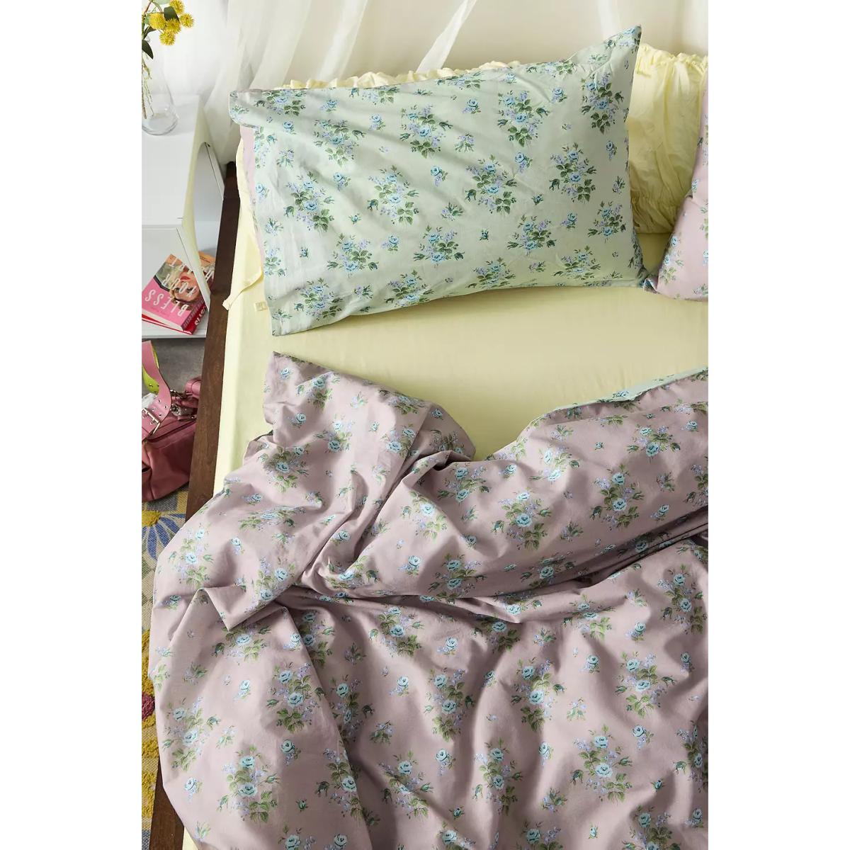 Vintage Rose Duvet Set Single at Urban Outfitters – image 3