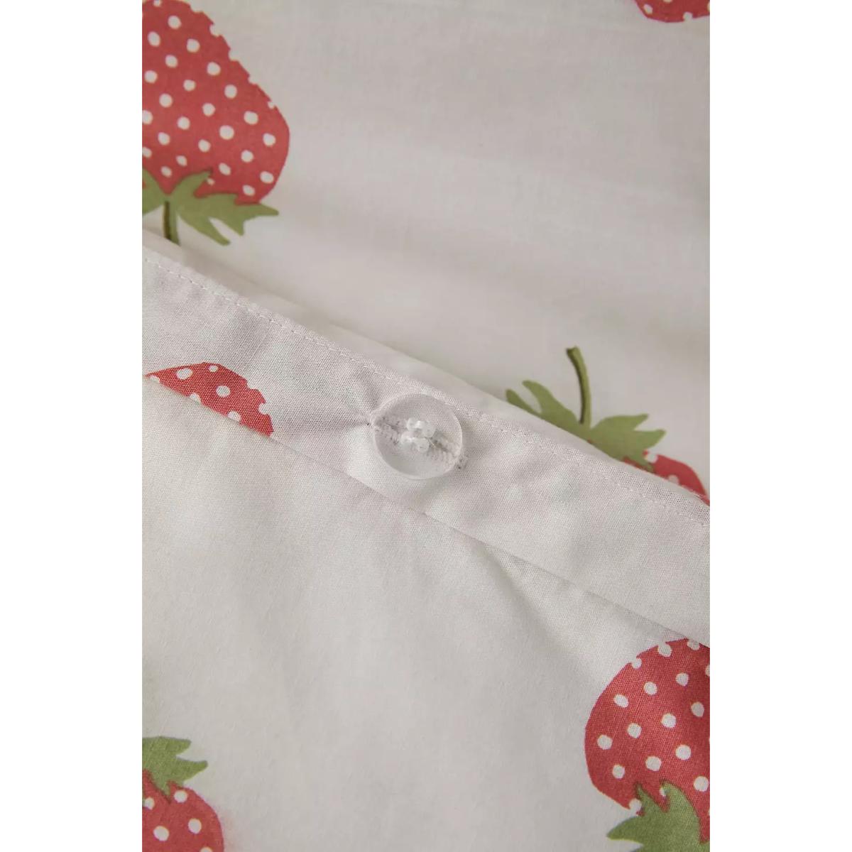 Strawberry Duvet Set - White Single at Urban Outfitters – image 5