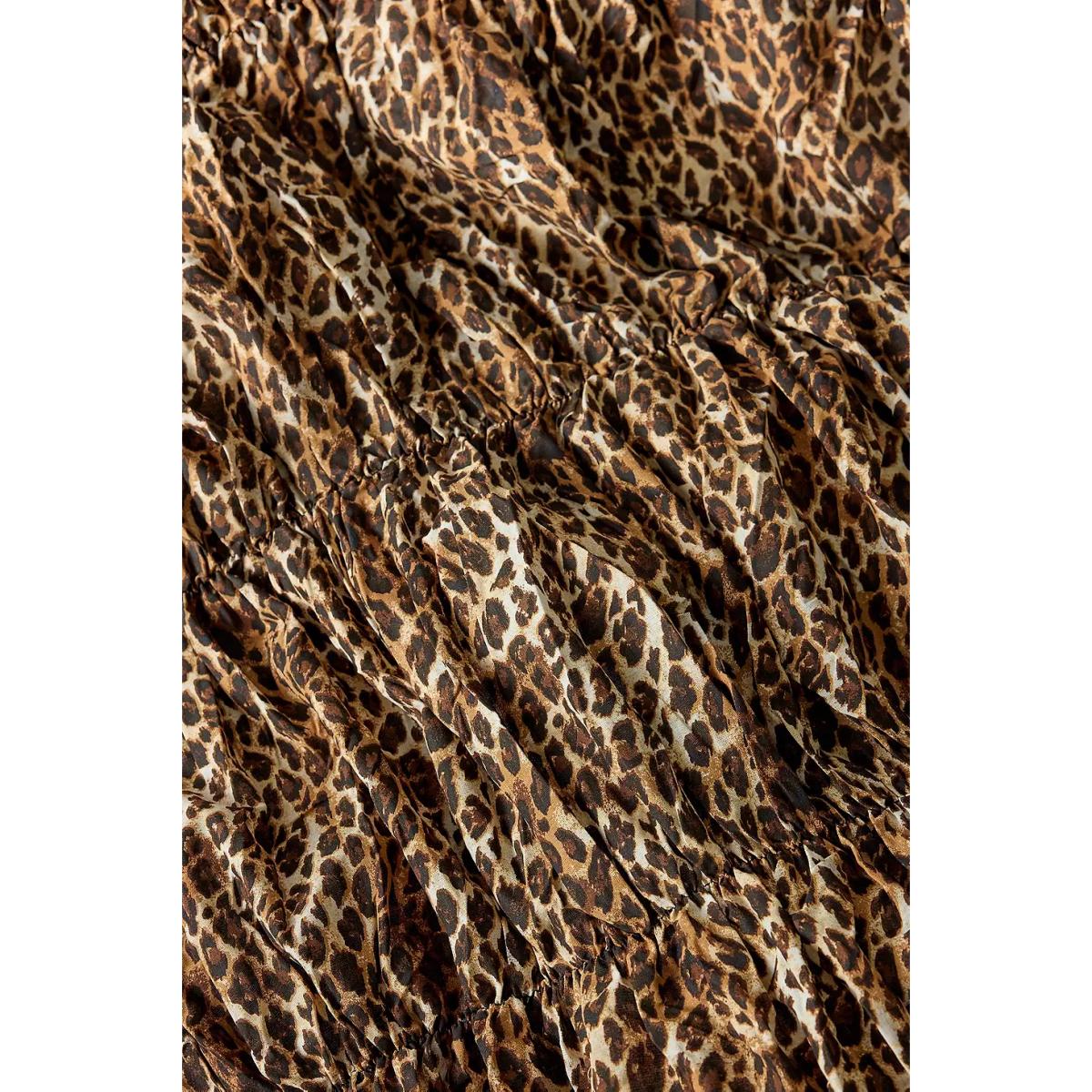 Leopard Cinched Duvet Set - Neutral King at Urban Outfitters – image 3