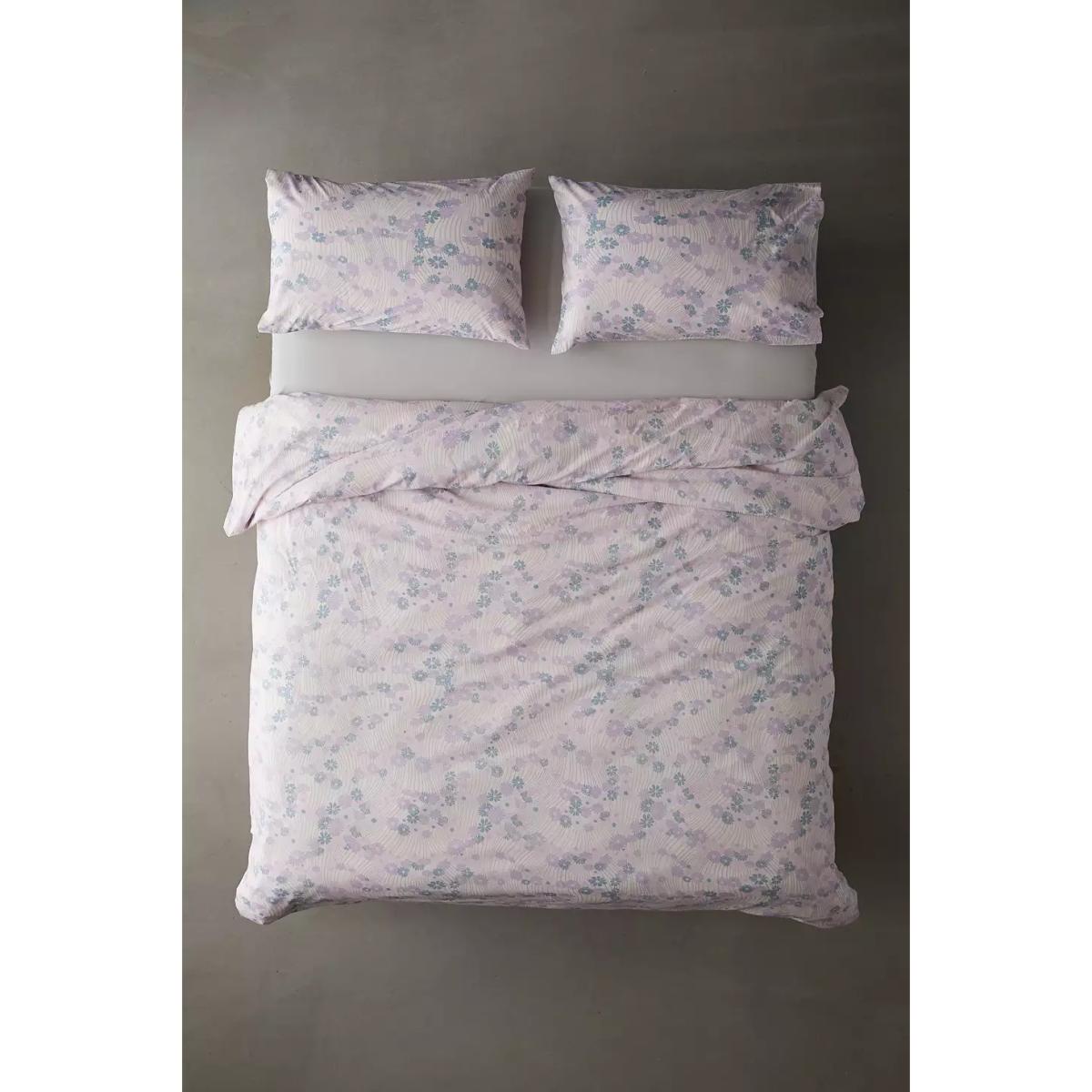 Willow Lilac Floral Duvet Set - Purple KING at Urban Outfitters – image 4