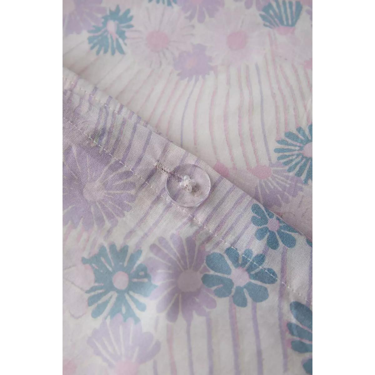 Willow Lilac Floral Duvet Set - Purple KING at Urban Outfitters – image 5