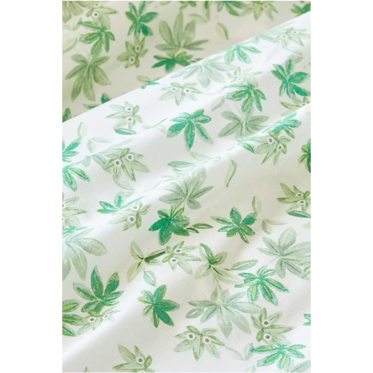 Leaf Buddy Duvet Set - Green DOUBLE at Urban Outfitters – image 5