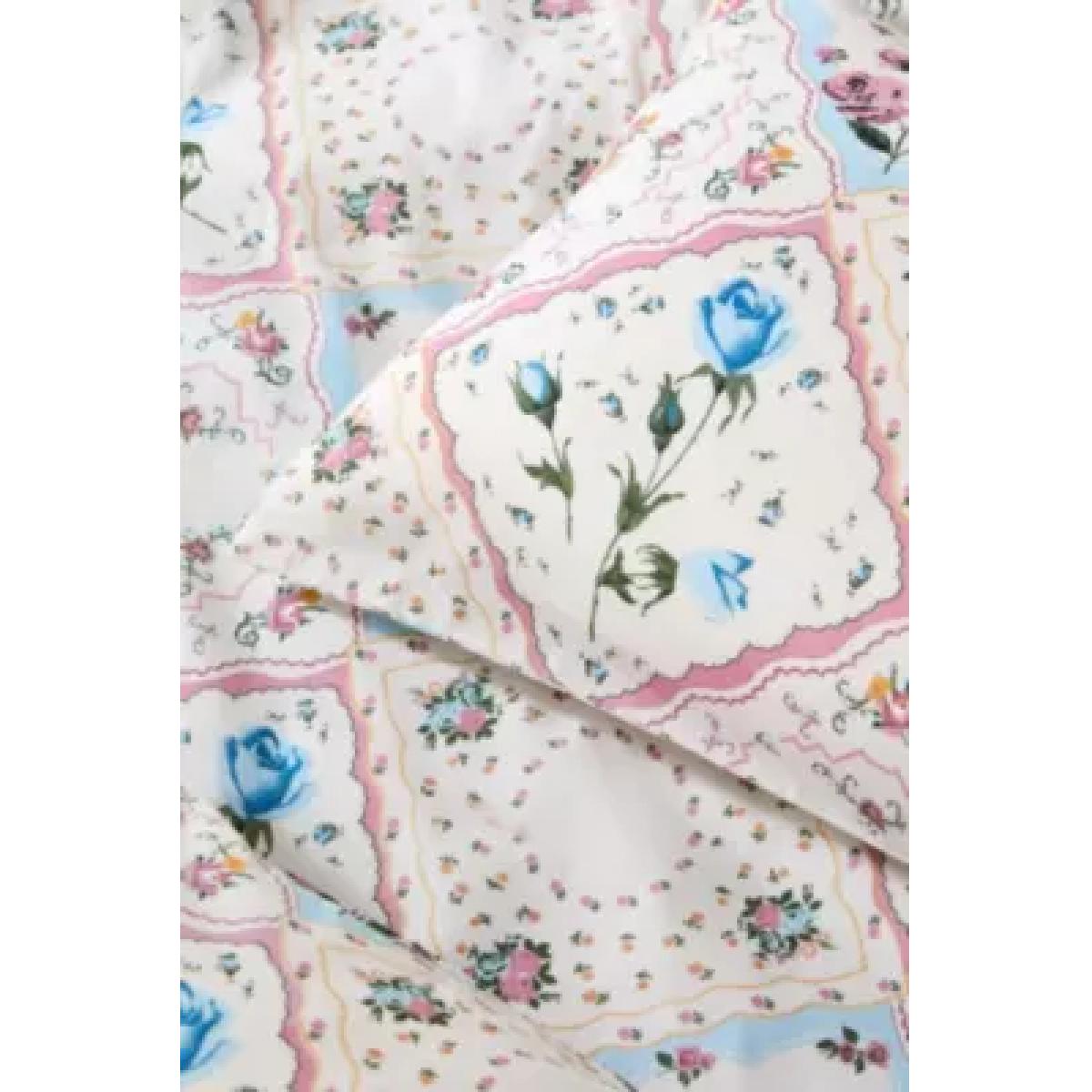 Vintage Scarf Print Duvet Set - Pink Double at Urban Outfitters – image 6