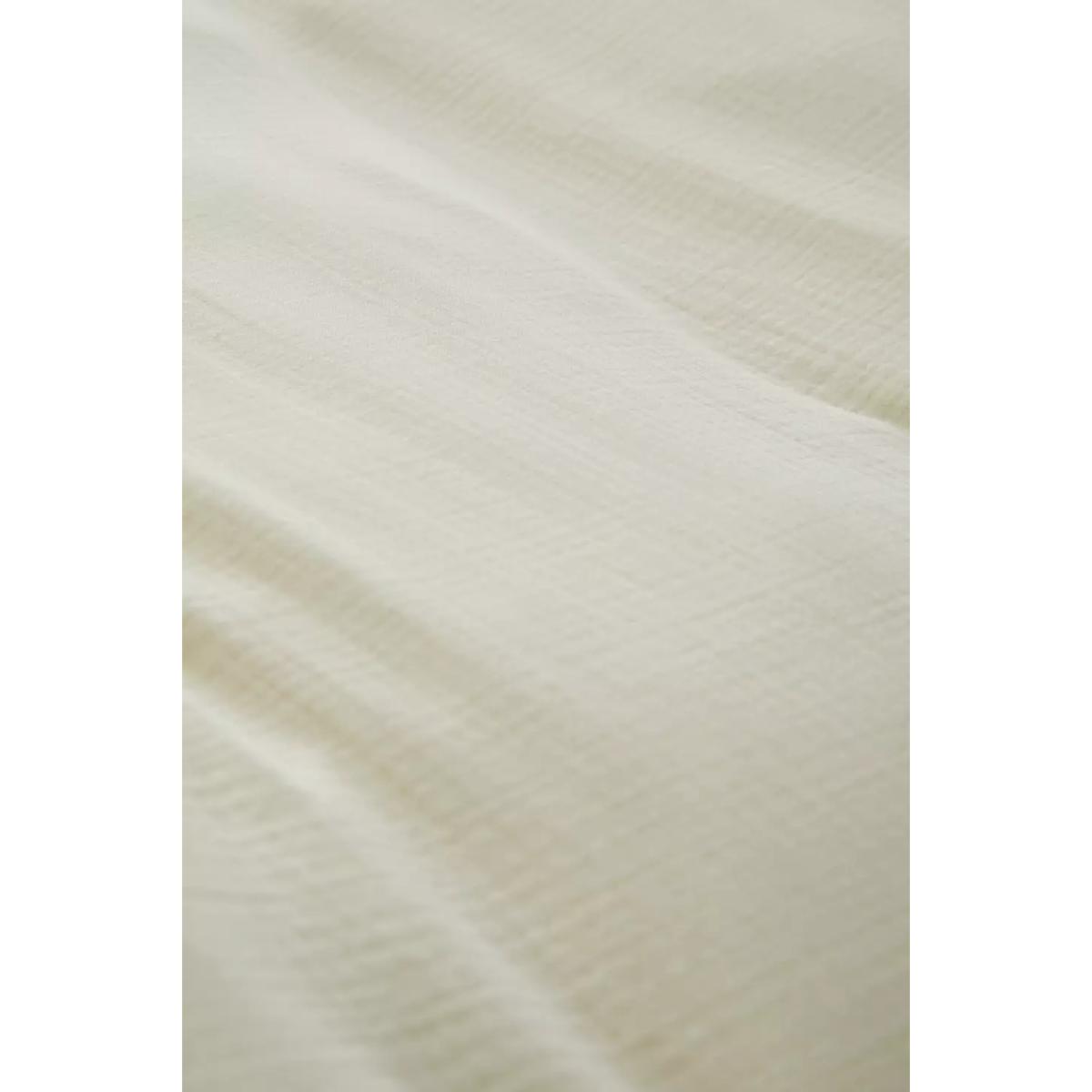Ecru Crinkle Duvet Set - White KING at Urban Outfitters – image 11