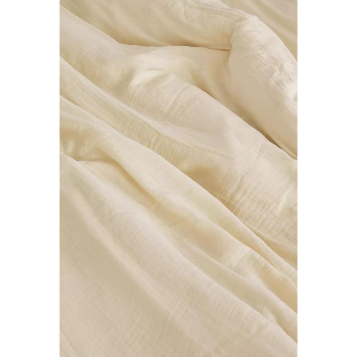 Ecru Crinkle Duvet Set - White KING at Urban Outfitters – image 5
