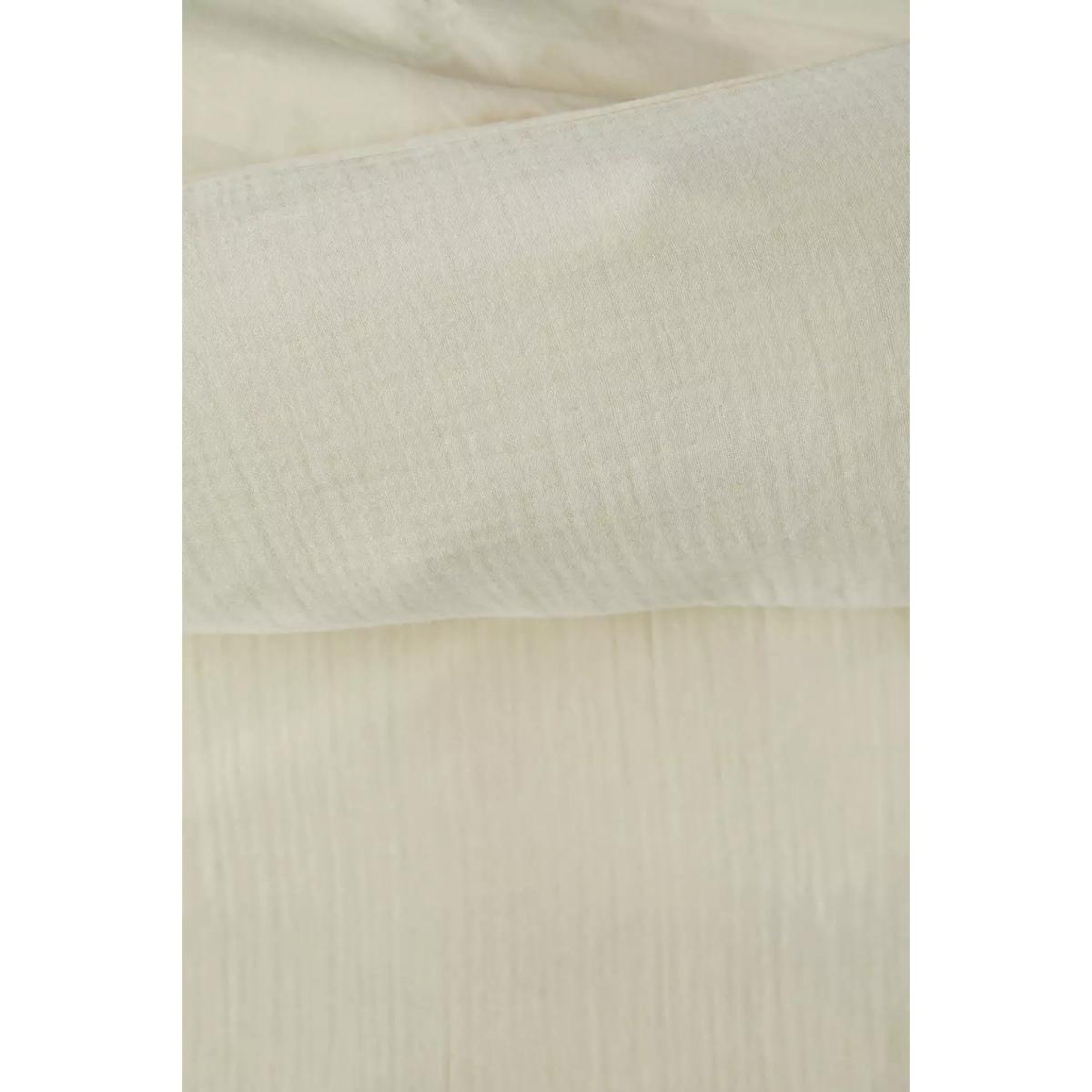 Ecru Crinkle Duvet Set - White KING at Urban Outfitters – image 10