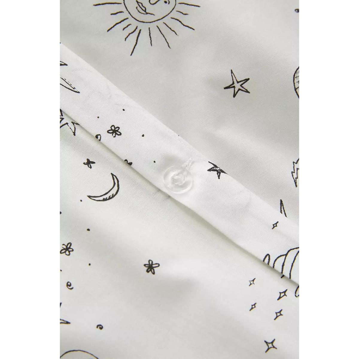 Celestial Sketch Duvet Set - Black SINGLE at Urban Outfitters – image 4