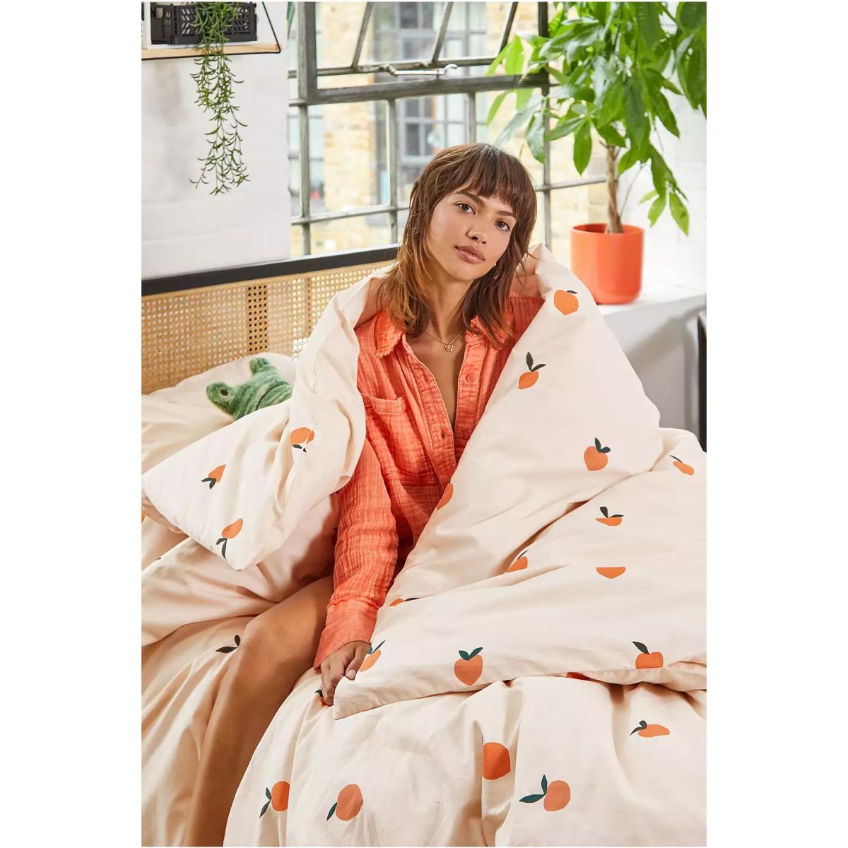 Urban Outfitters Mini Peach Duvet Set King – image 2