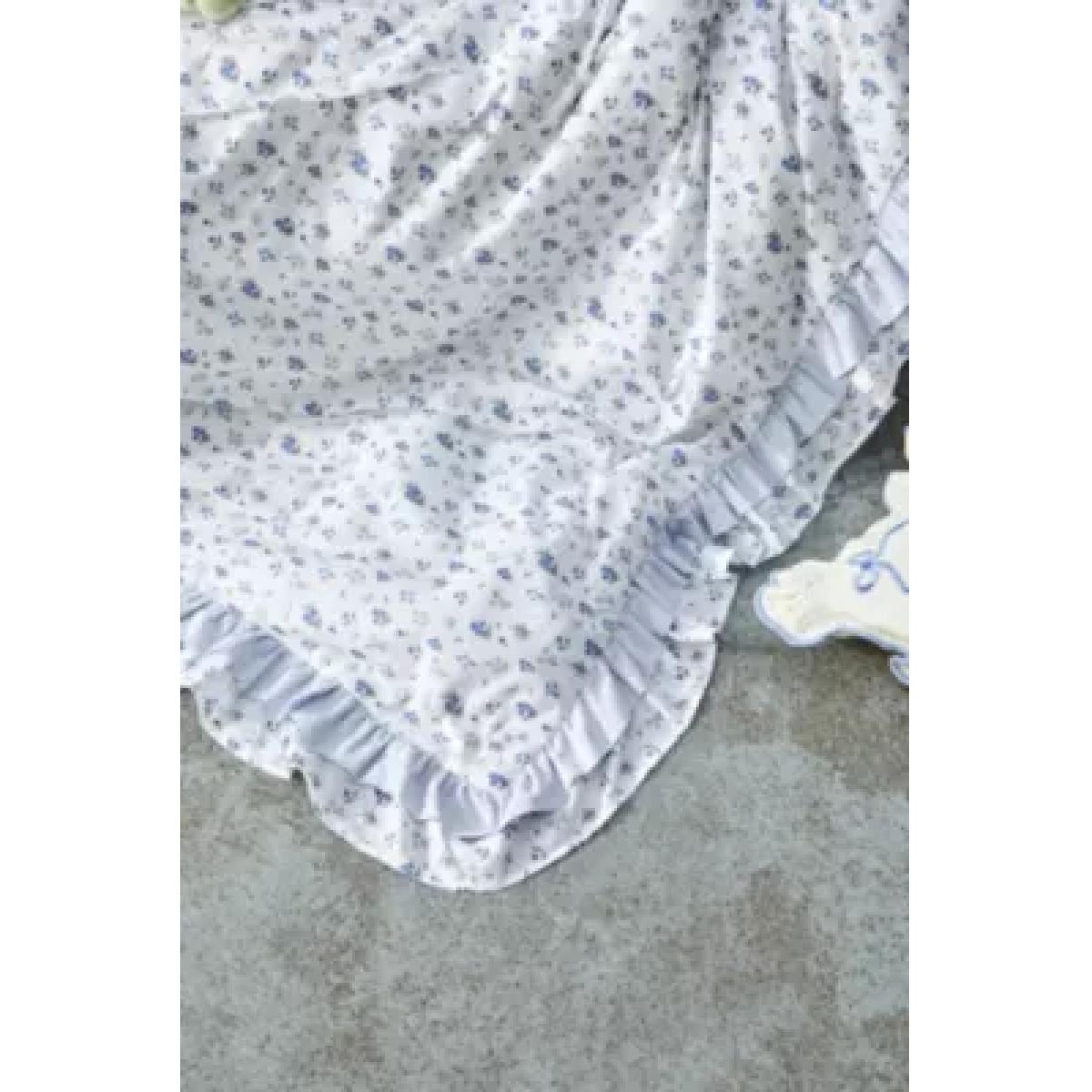 Blue Rosie Ruffle Duvet Set - Light Blue King at Urban Outfitters – image 6