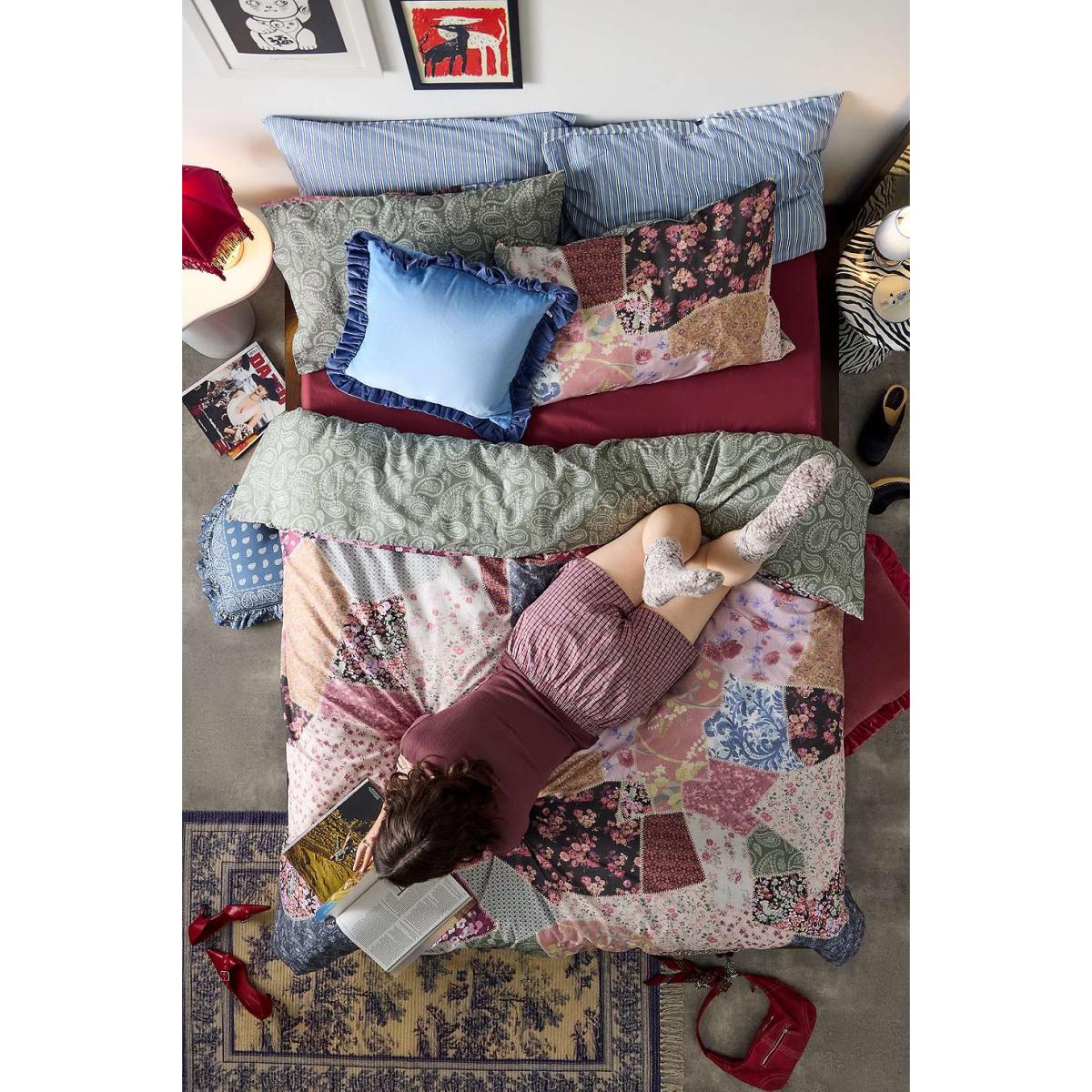 Agatha Patchwork Duvet Set King at Urban Outfitters – image 4