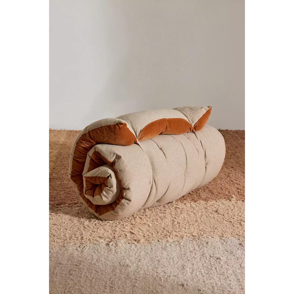 Chocolate Single Sleepover Mat - Brown W: 65cm x L: 180cm at Urban Outfitters – image 2