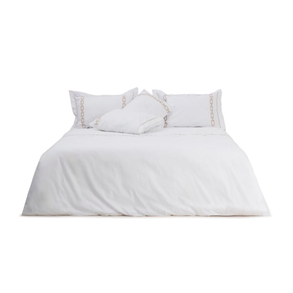 Neutrals Chain Bedding Set | Uk King | Km Home Collection – image 2