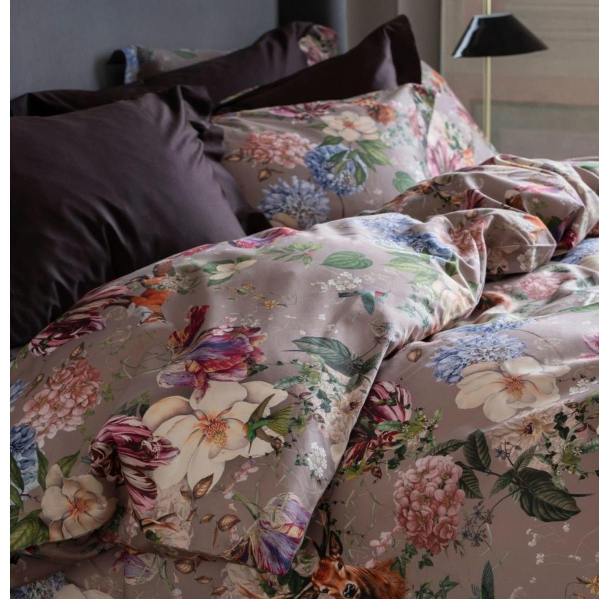 Neutrals Bedding Set Magic Garden Grey Cliff Beige Uk Super King, Us King | Us King | Decoflux Home – image 2