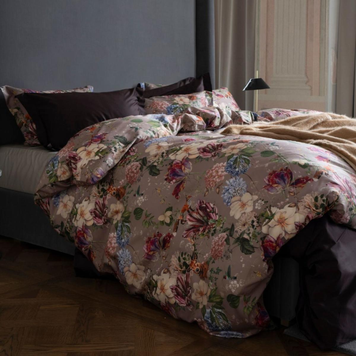 Neutrals Bedding Set Magic Garden Grey Cliff Beige Uk Super King, Us King | Us King | Decoflux Home – image 4