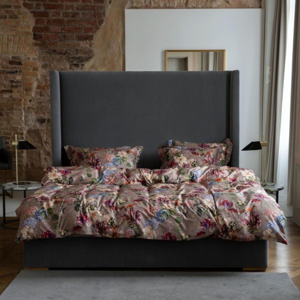 Neutrals Bedding Set Magic Garden Grey Cliff Beige Uk Super King, Us King | Us King | Decoflux Home – image 5