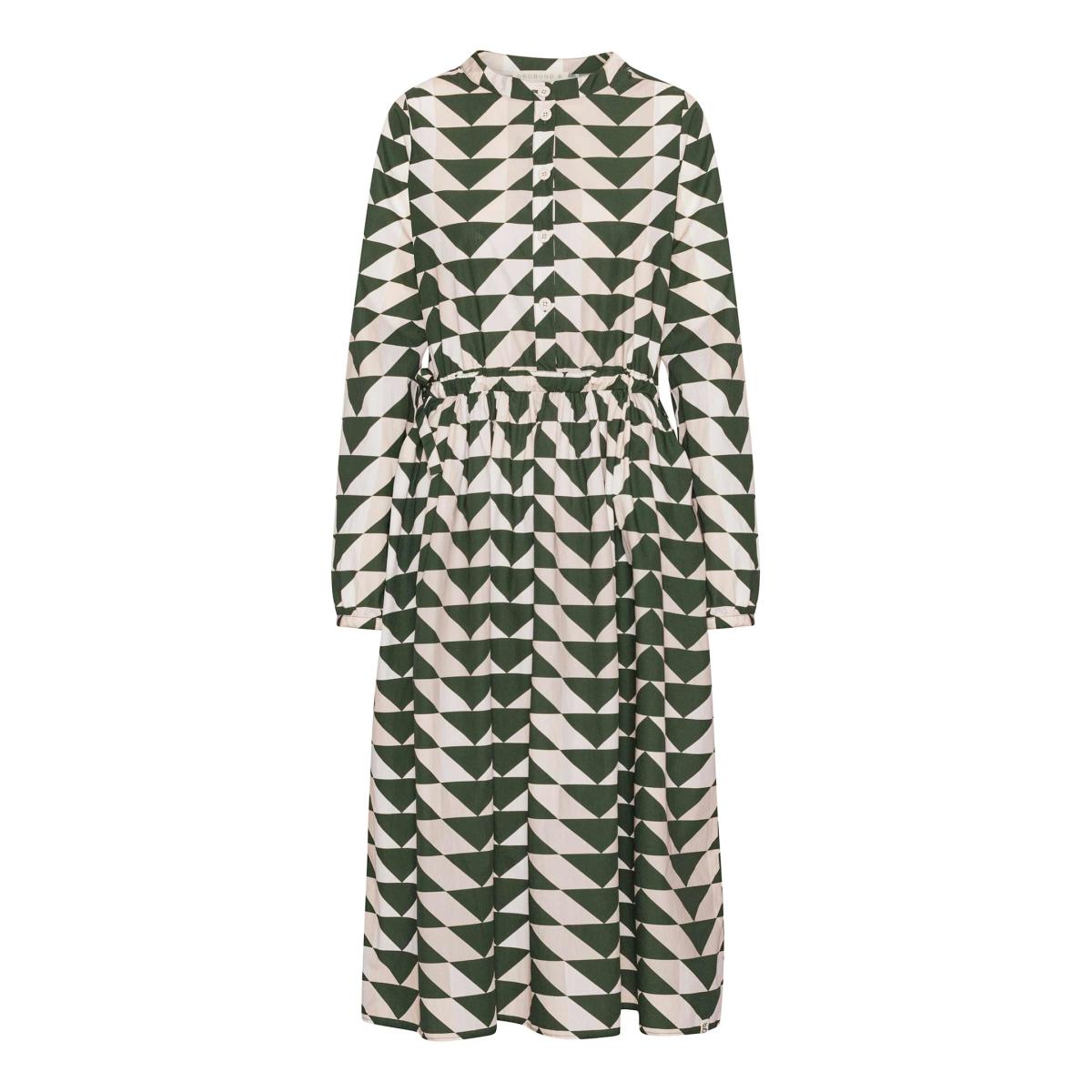 Women's Grobund Agnete Dress - Green Quilt Pattern | Xl – image 2