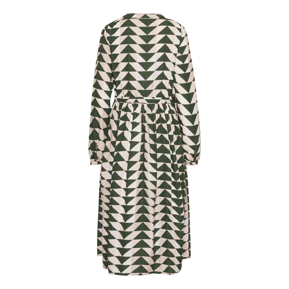 Women's Grobund Agnete Dress - Green Quilt Pattern | Xl – image 4
