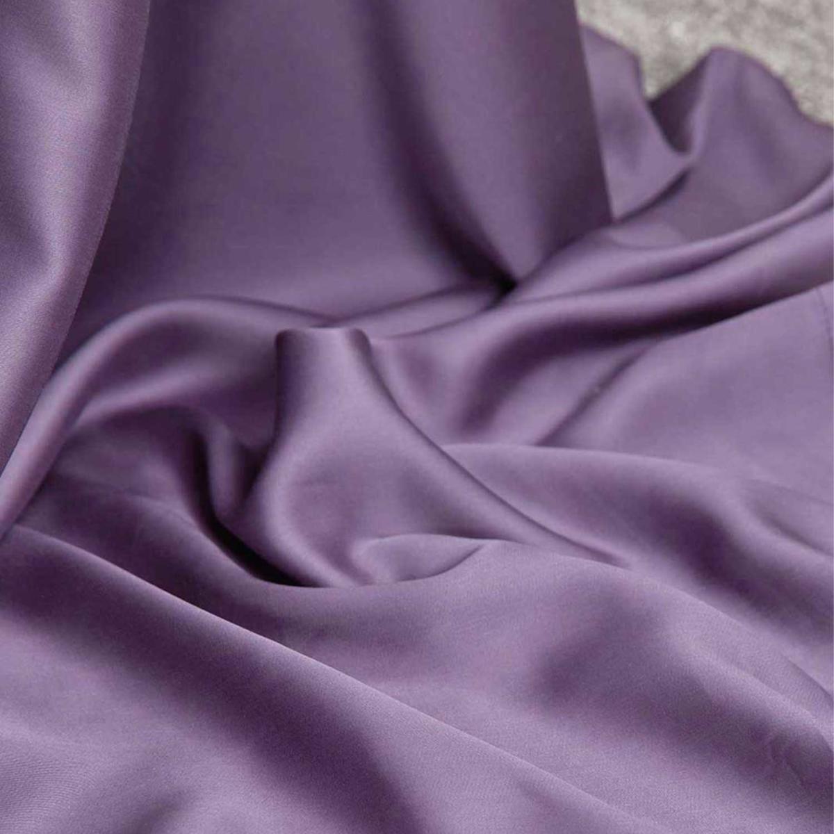 Pink / Purple Australian King / Uk Super King / Bamboo Lyocell Duvet Set - Aubergine | Uk Super King | Pasithea Sleep – image 2