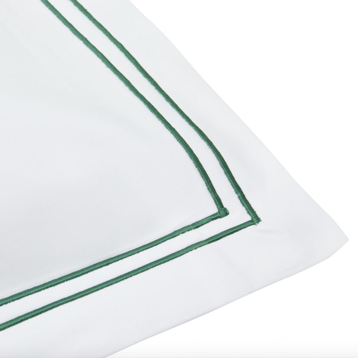 White The Cairo Collection Green Stripe - King | Uk King | House Babylon – image 4