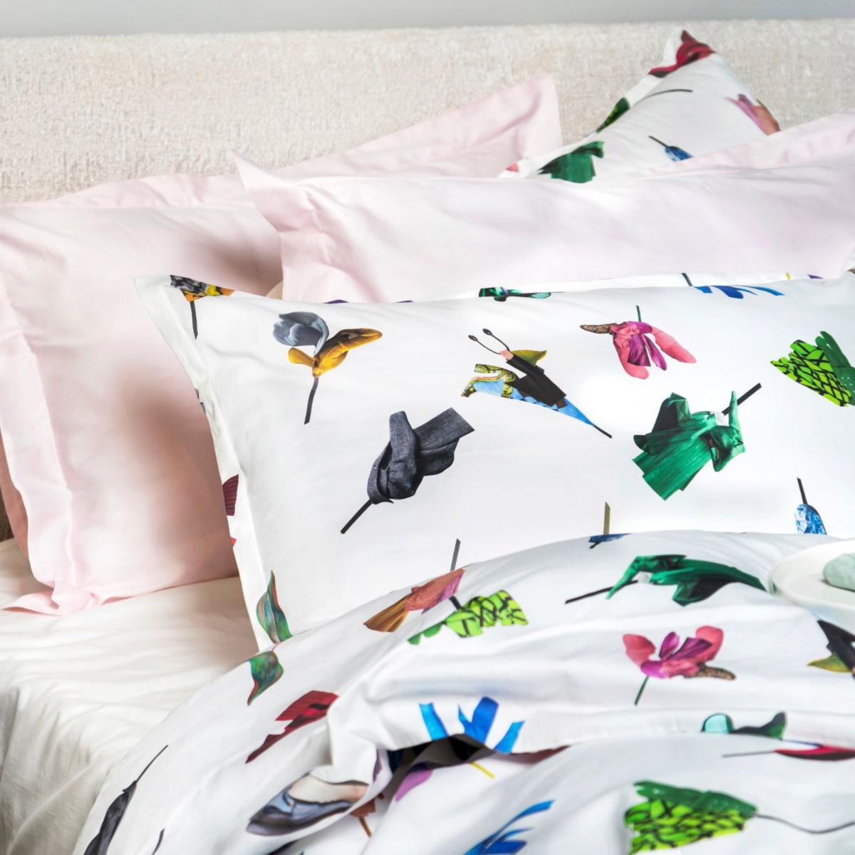 White Cotton Bedding Set Fashionista Blanc | Us Twin | Decoflux Home – image 2