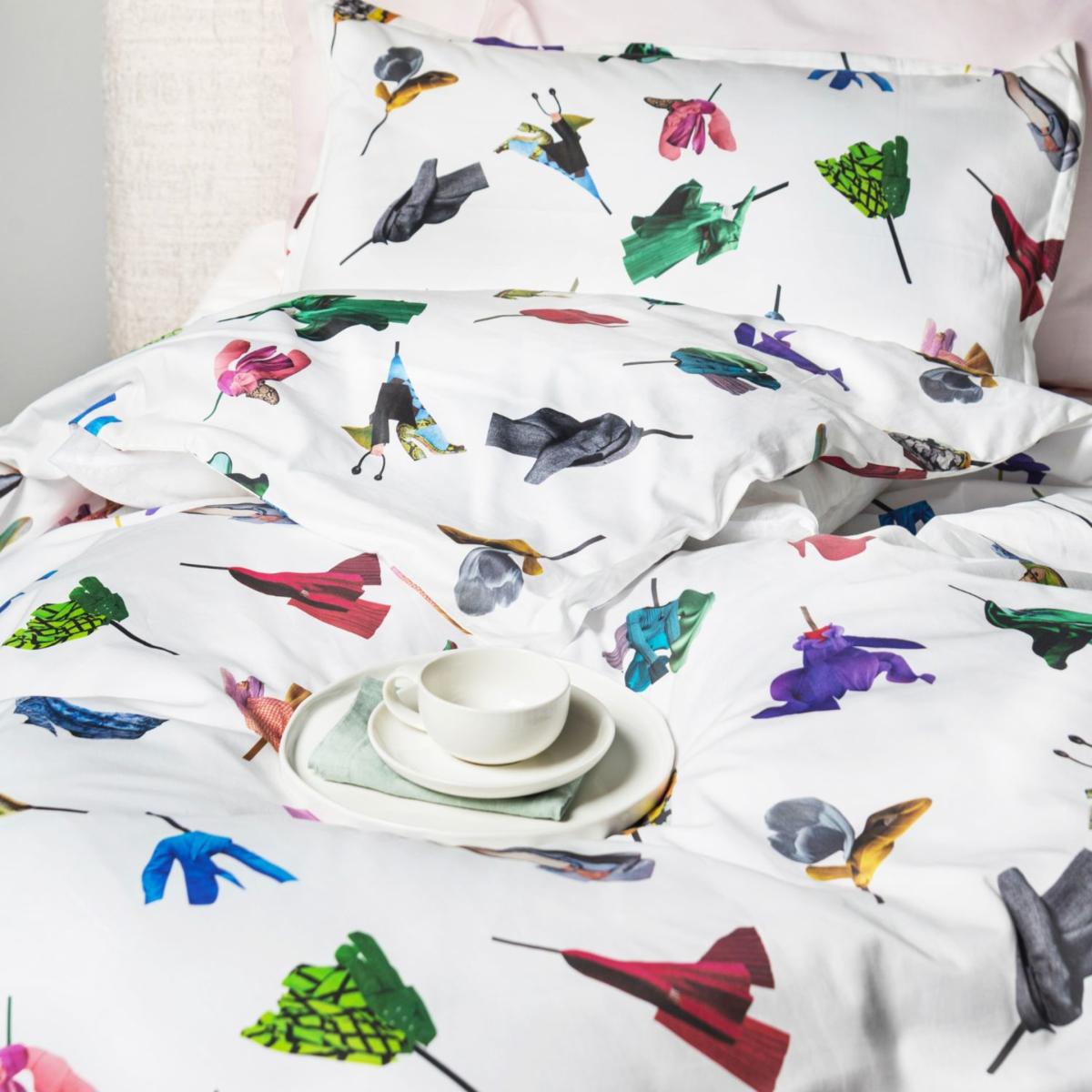 White Cotton Bedding Set Fashionista Blanc | Us Twin | Decoflux Home – image 3