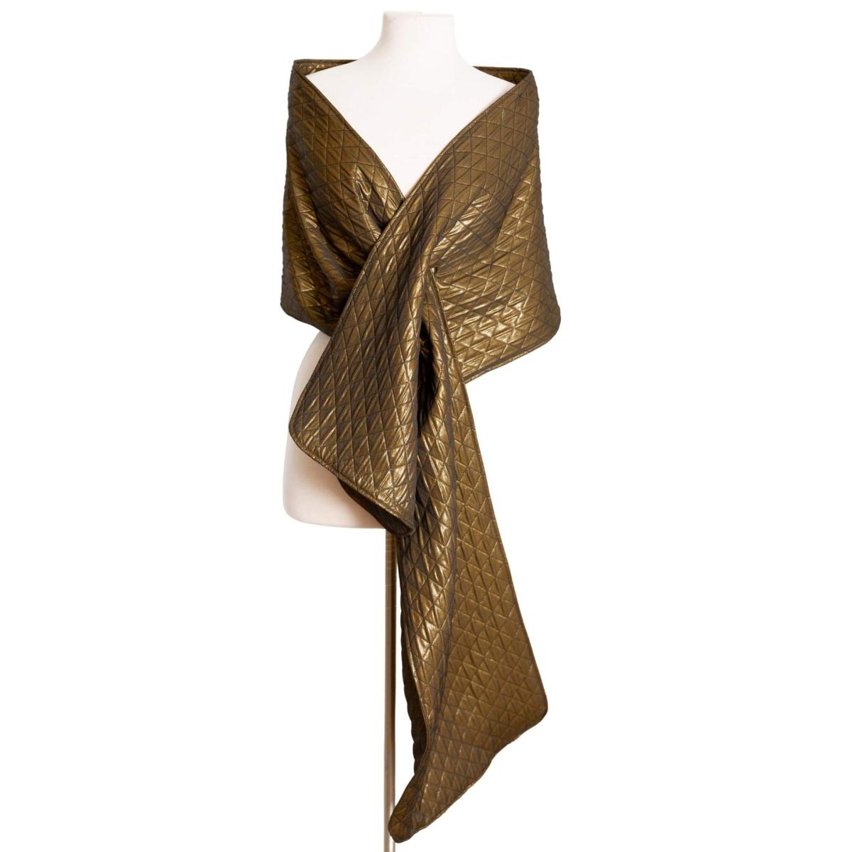 Women's Operetta Wrap -Gold Quilt | One Size | Byvinnik – image 2