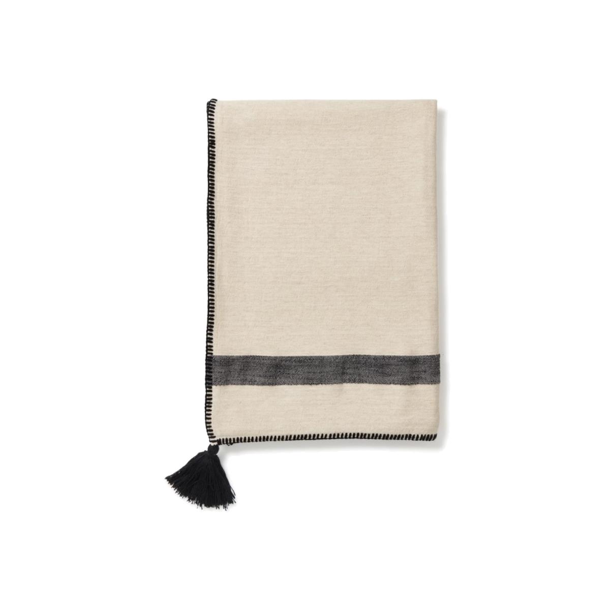Neutrals Narin - Linen, Tencel & Cotton Blanket One Size Luks Linen