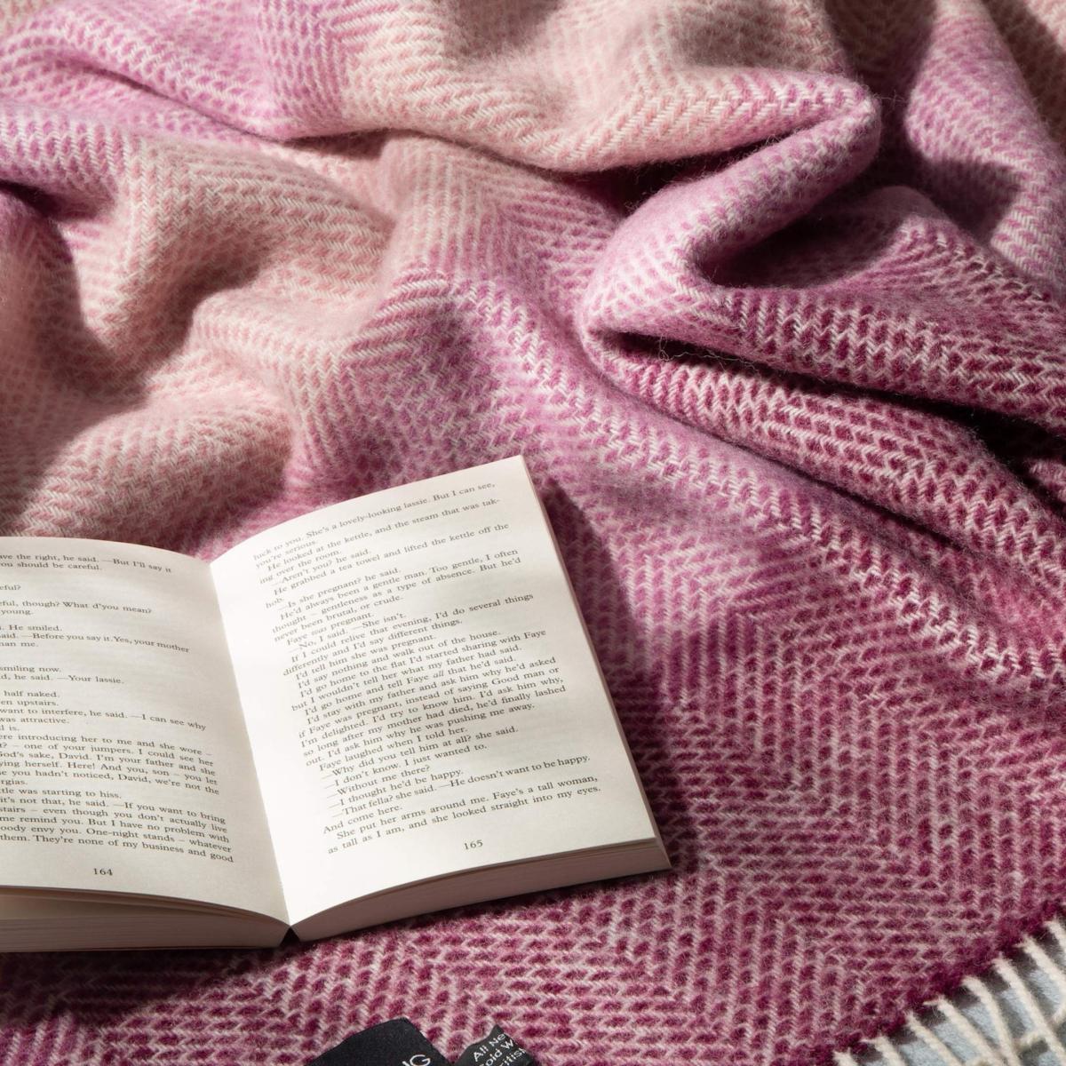Evening Tales Pure New Wool Blanket - Down By The Vineyard Heating & Plumbing London – image 2