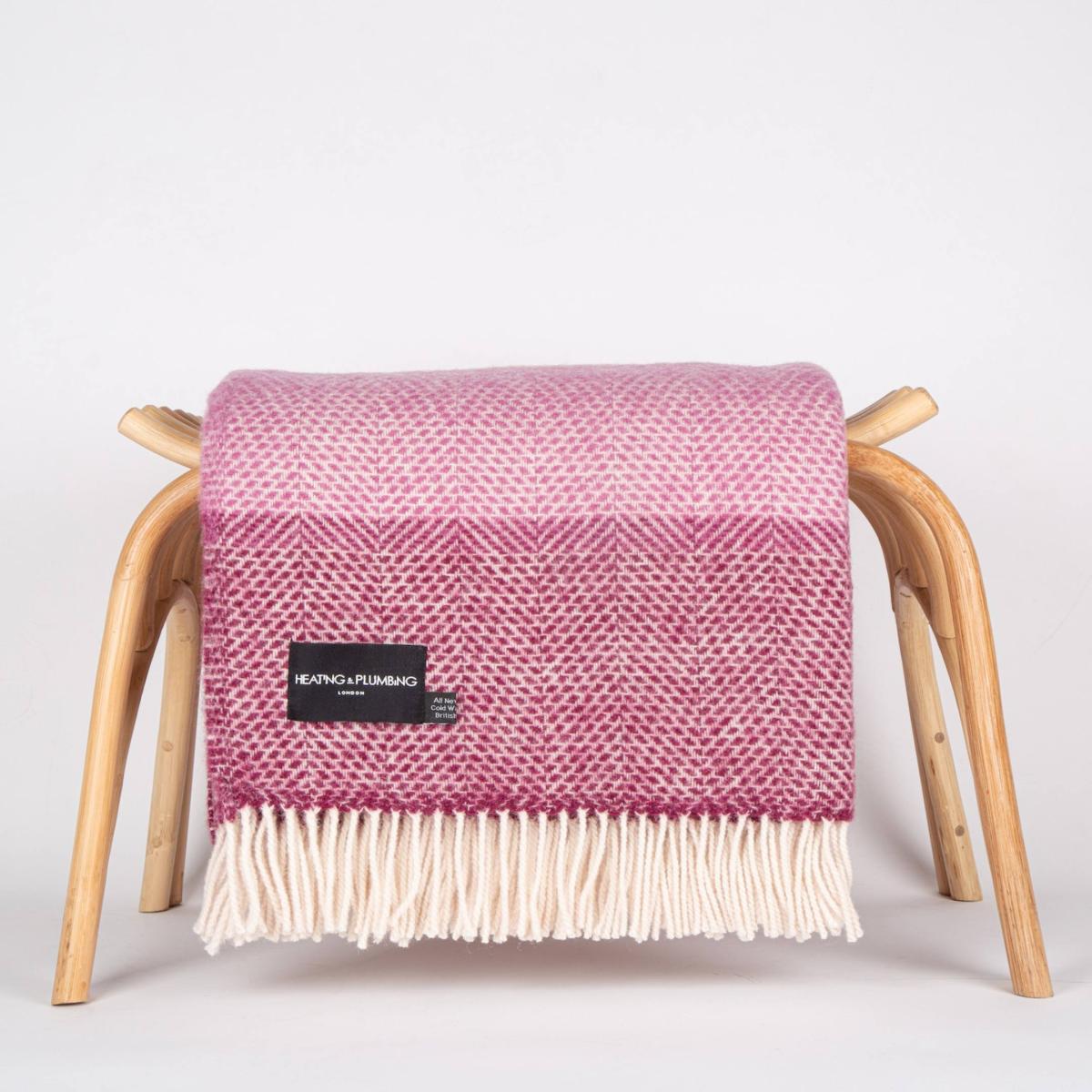 Evening Tales Pure New Wool Blanket - Down By The Vineyard Heating & Plumbing London – image 4