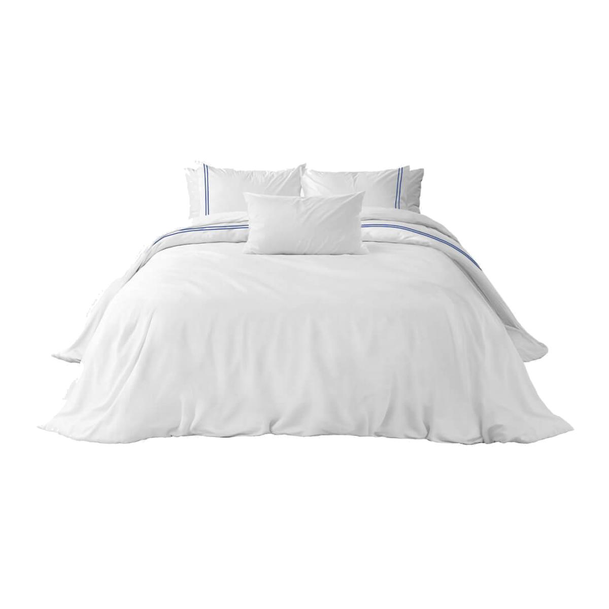 White The Cairo Collection Blue Stripe - Single Uk Single House Babylon
