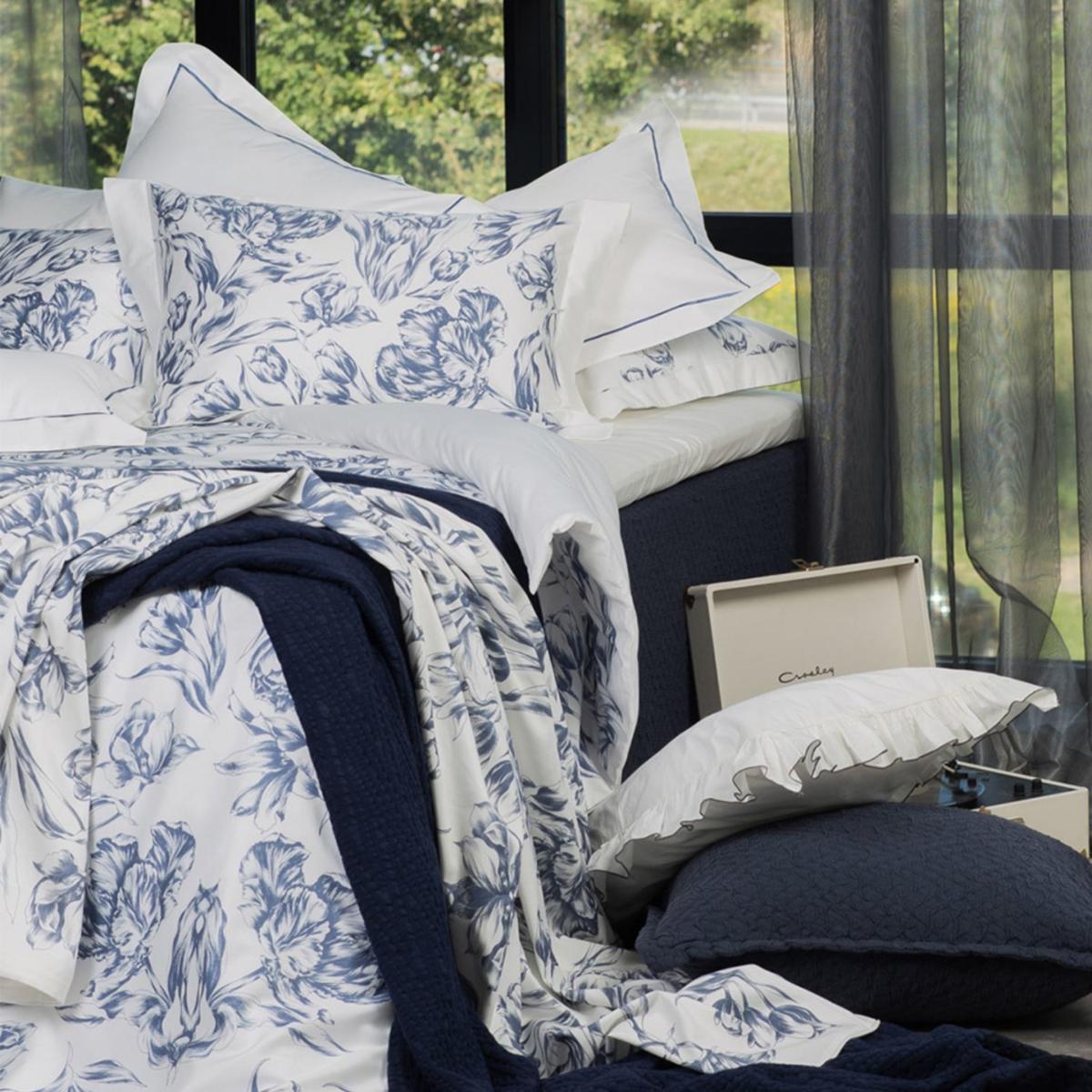 White Bedding Set Tulips Monochromia Uk Single, Us Twin | Us Twin | Decoflux Home – image 2