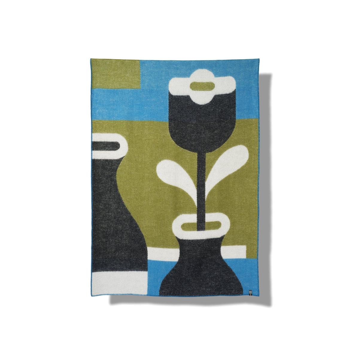 The Flower Wool Blanket By Jacco Bunt Zigzagzurich