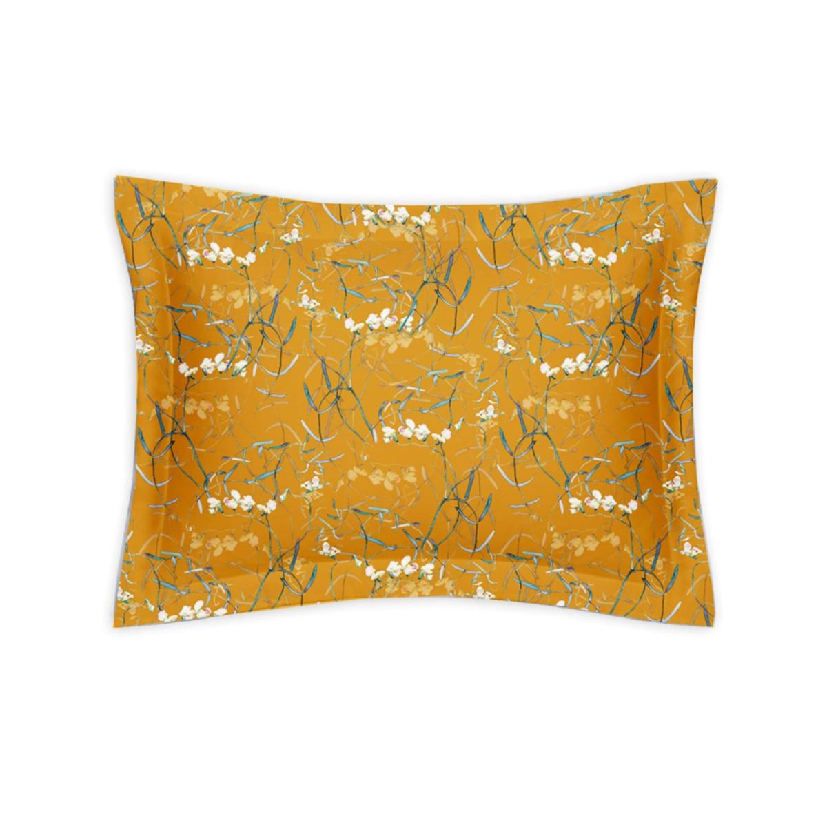 Yellow / Orange Cotton Bedding Set Dreamy Ochre Uk Super King, Us King | Us King | Decoflux Home – image 6