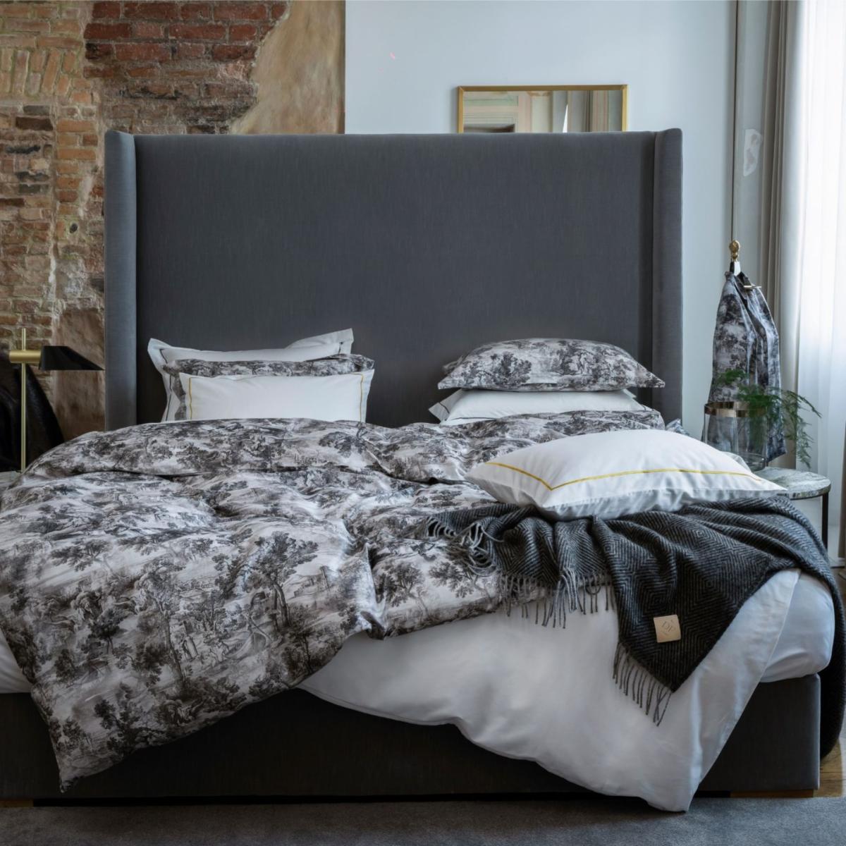 Bed Linen Set Lover's Tale Grey - Uk Double & Us Twin | Us Twin | Decoflux Home – image 2